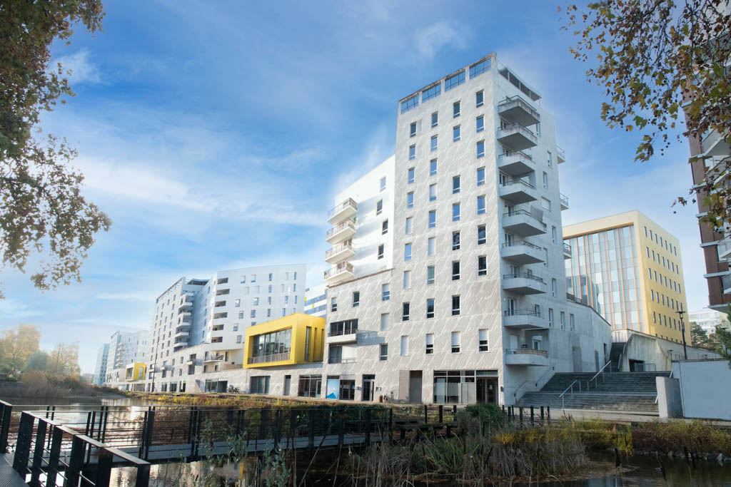 Quartier du Tripode à Nantes après retouche