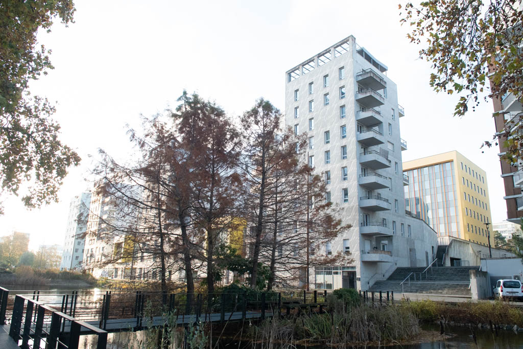 Quartier du Tripode à Nantes avant retouche