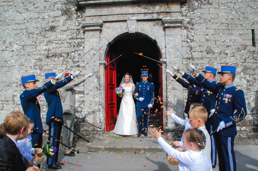 Mariage en grand uniforme