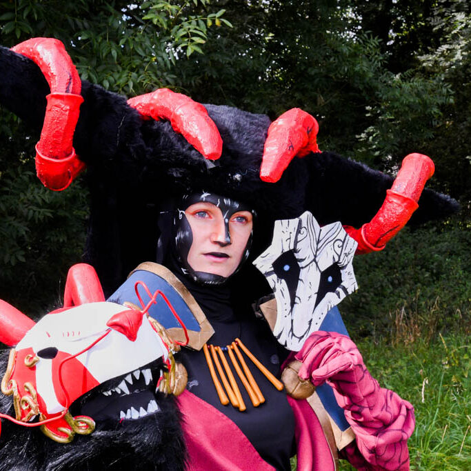 Photographe portrait création Kindred Blood Moon (League of Legends)