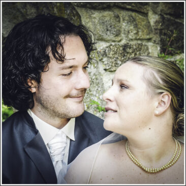 Mariage couple de jeunes mariés