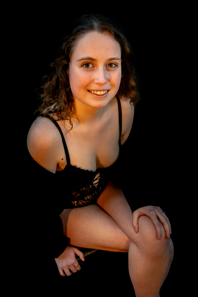 Portrait prise de confiance en soi par la lingerie Portrait prise de confiance en soi par la lingerie
